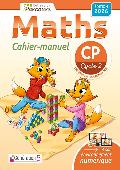Cahier-manuel Maths CP Édition 2026