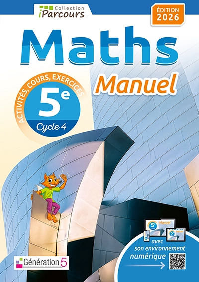 Manuel Maths 5e Édition 2026